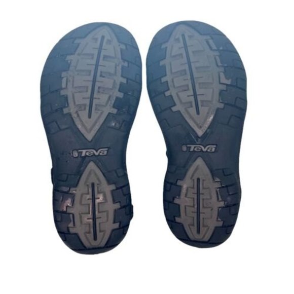 Teva Minam Mens Size 8 Black Hiking Waterproof Outdoor Sandals